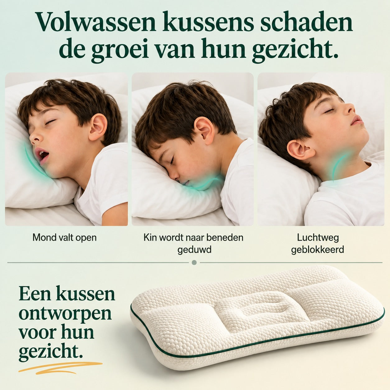 Calmnest Postuur Kussen voor Kinderen