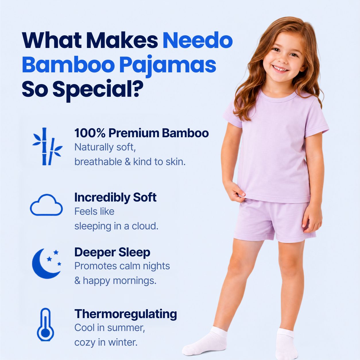 Soft & Comfortable Bamboo Pajamas for Kids