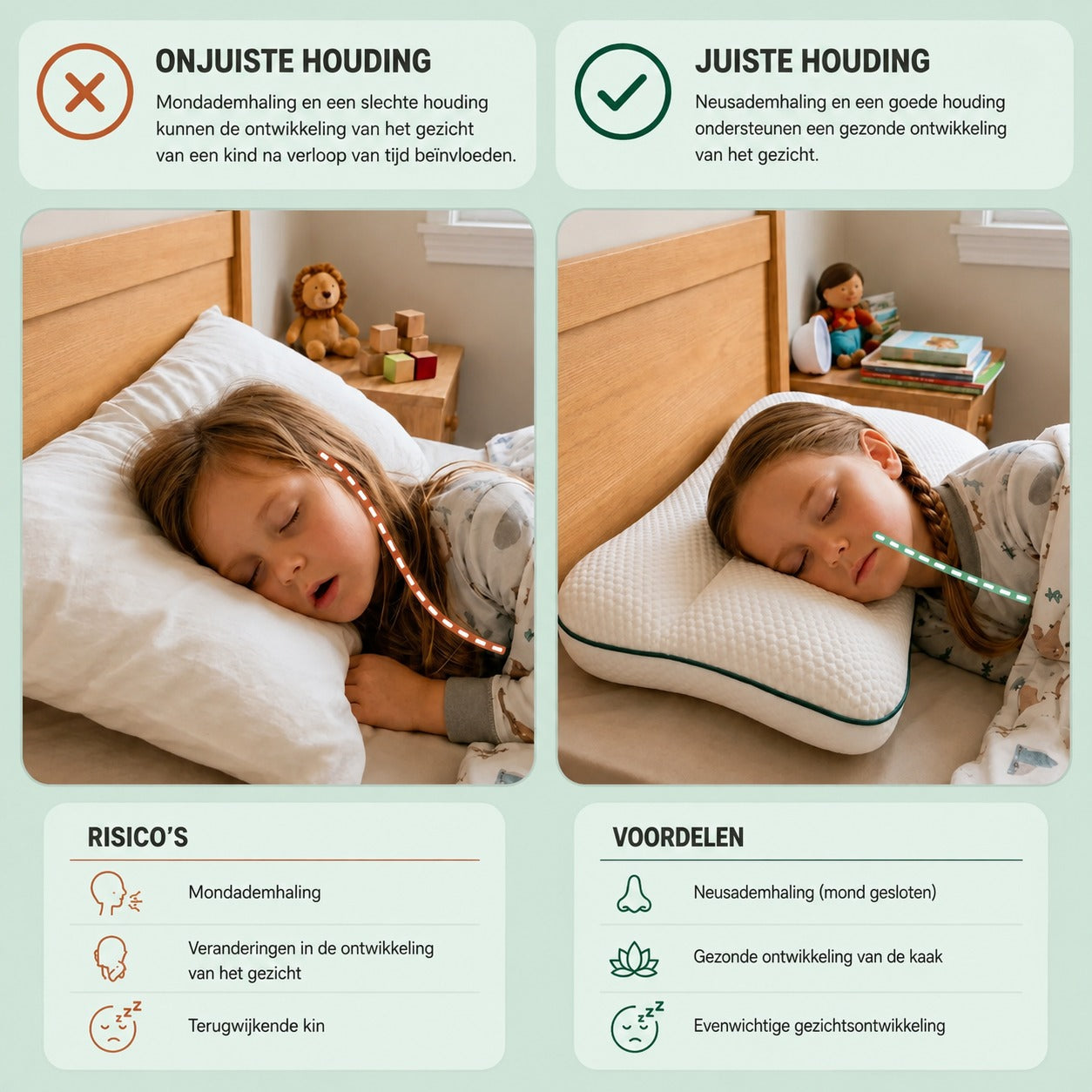 Calmnest Postuur Kussen voor Kinderen