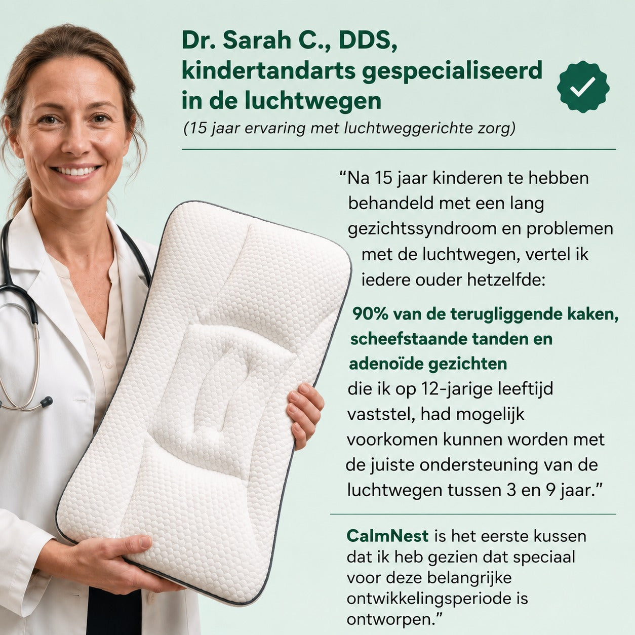 Calmnest Postuur Kussen voor Kinderen